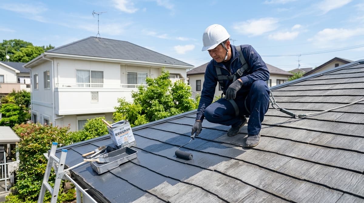 カラーベスト（コロニアル）屋根の塗装をDIYする手順と注意点