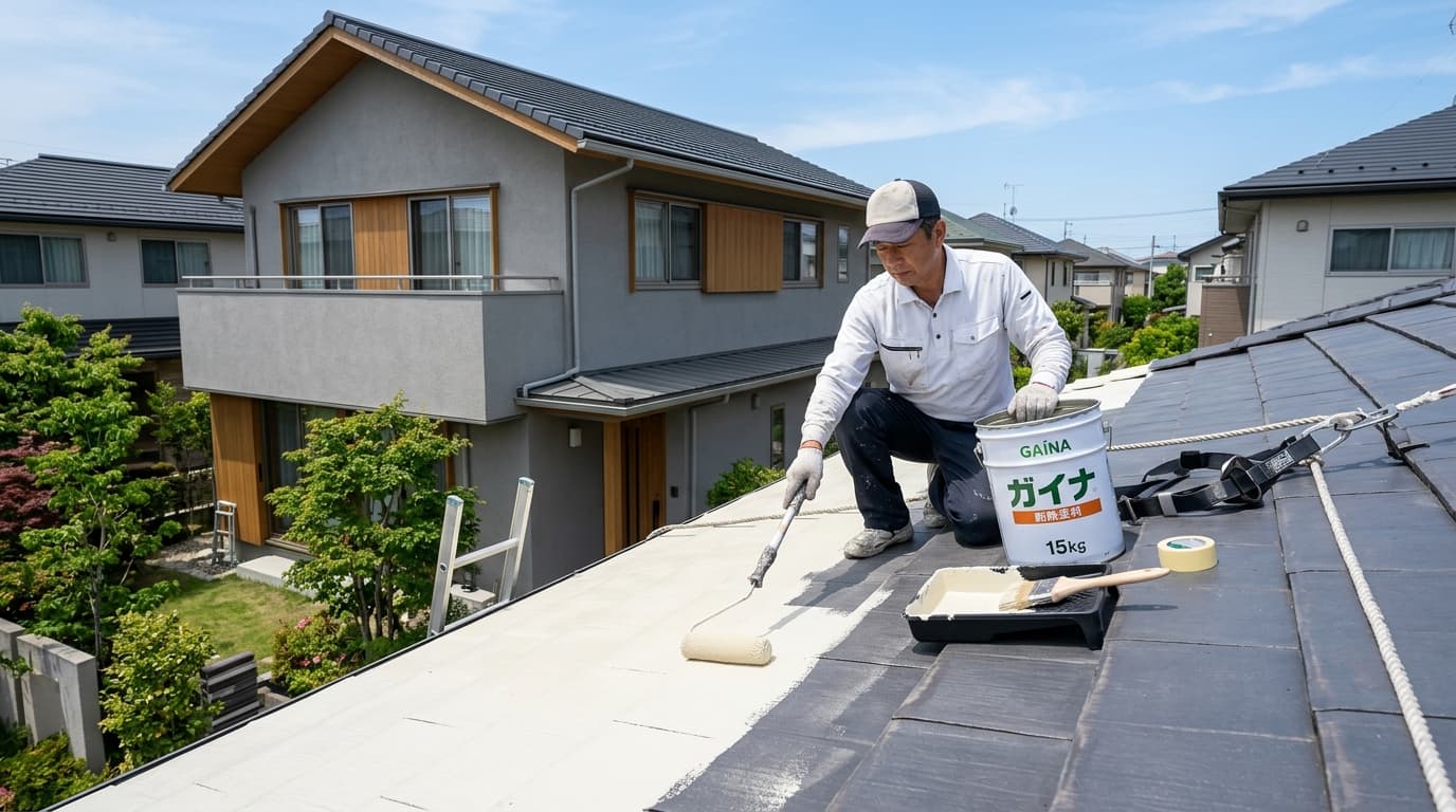 ガイナ（断熱塗料）の効果と屋根DIYでの使い方