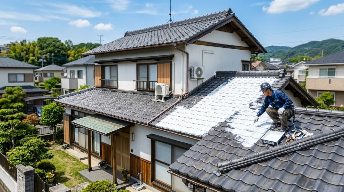 遮熱塗料の効果は本当にある？屋根に塗って室温は何度下がるか