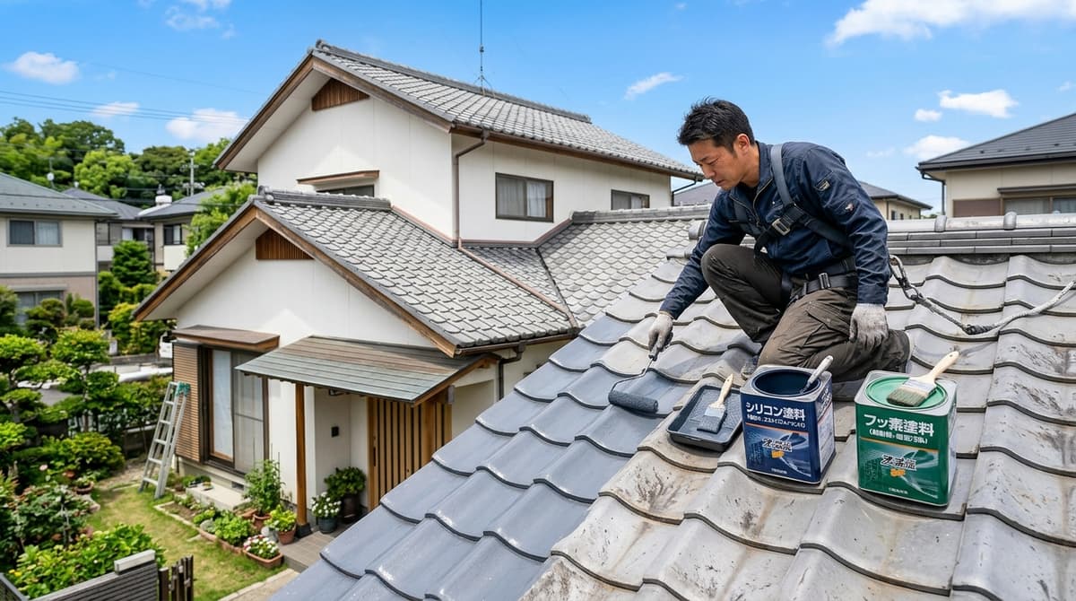 シリコン塗料とフッ素塗料の違い｜屋根DIYにはどっちがおすすめ？