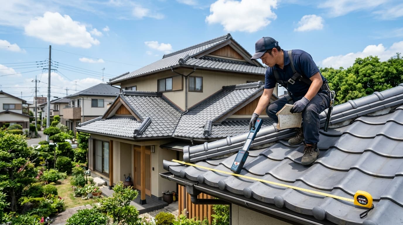 屋根面積の計算方法｜図面がなくても自分で測れるツールと公式