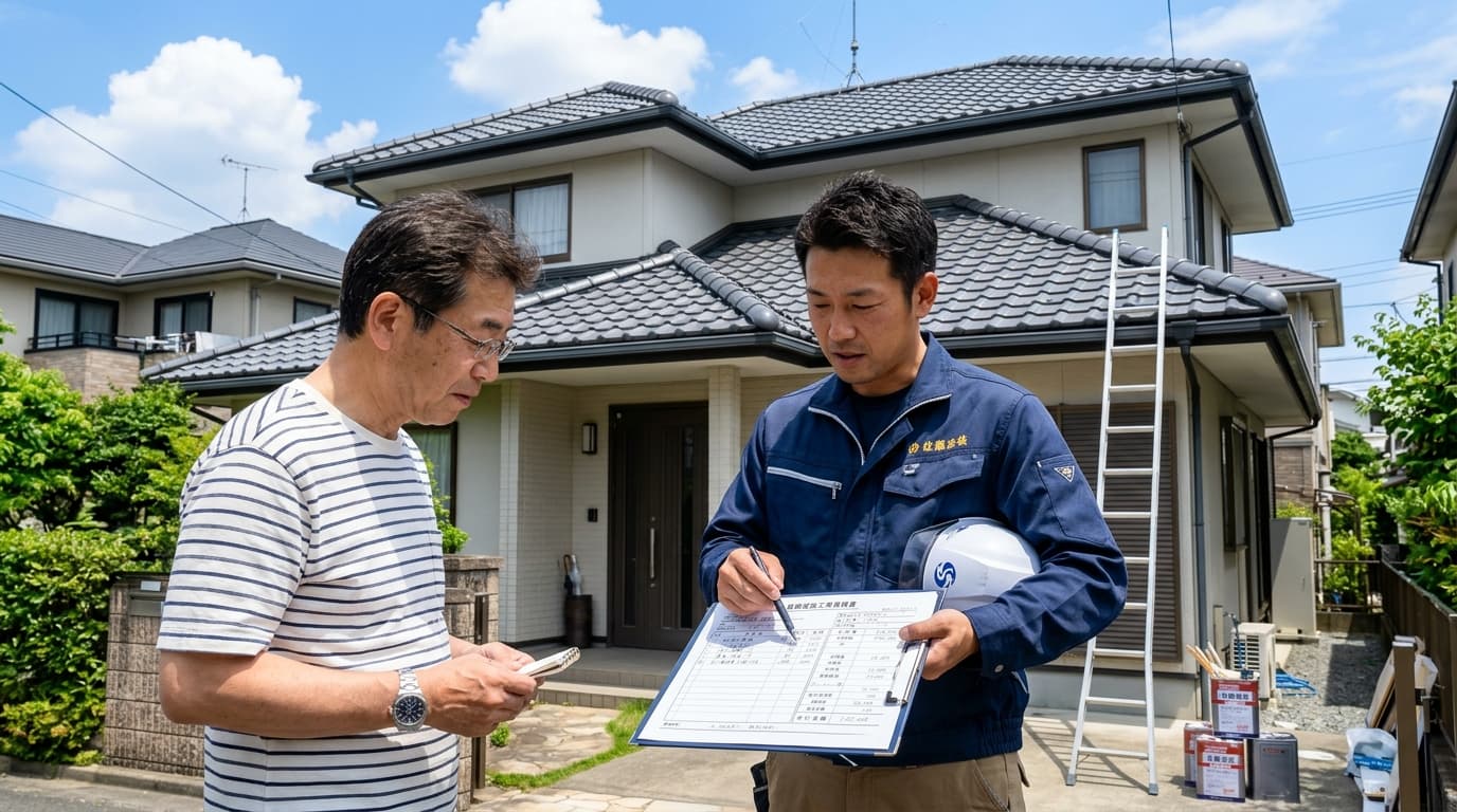 屋根塗装の見積もりの見方｜適正価格を見極めるポイント