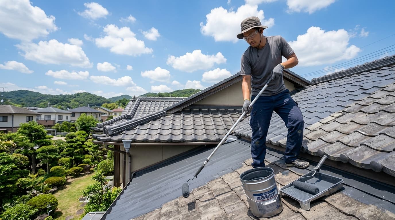 屋根塗装のローラー選び｜毛丈・サイズ・素材の正解はコレ